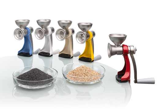 Jupiter 560400 poppy seed mill stainless steel, red