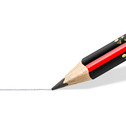STAEDTLER 1285-2KP50 Noris Club Jumbo Writing pencil, hardness grade HB, case with 50 pieces.