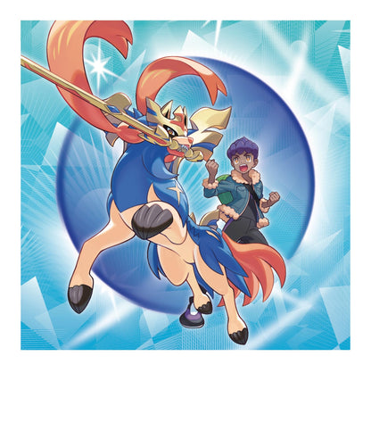 Pokémon Trading Card Game: Hops Zacian-ex Collection (3 holographic promo cards, 1 oversized holographic card & 4 booster packs)