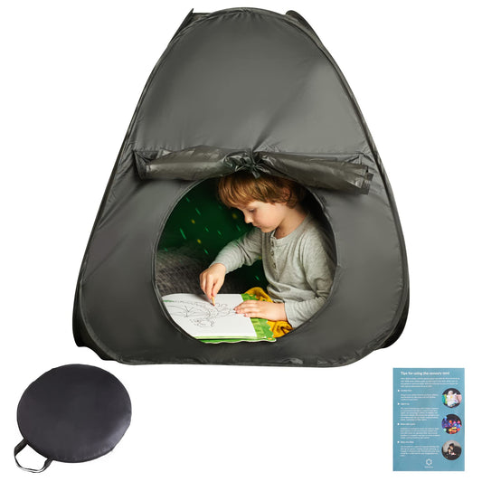 Sensory tent for children to play and relax | Aid for autism, SPD, anxieties, lack of concentration | Sensory Tent Mini | for home or school | Single