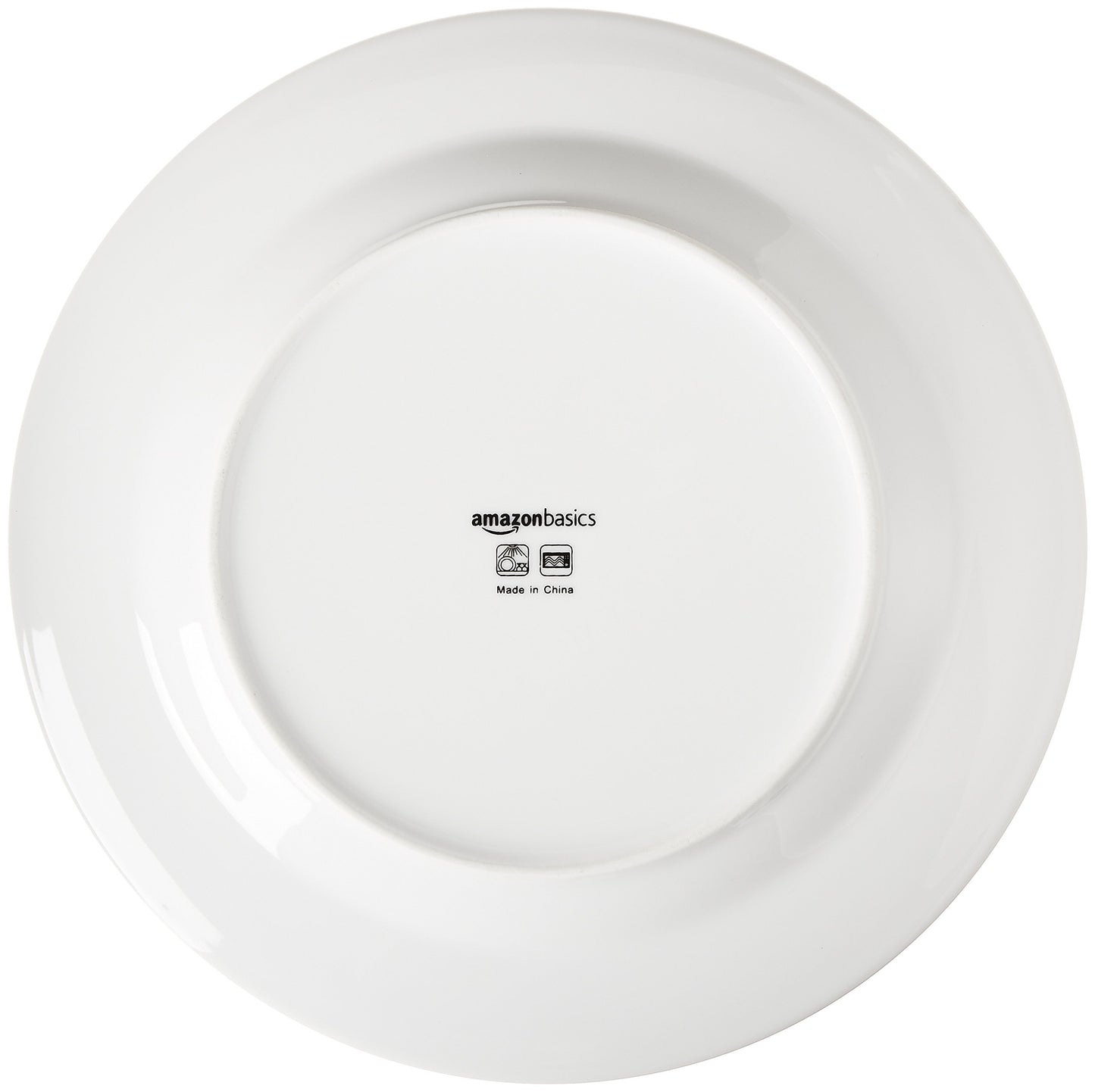 Amazon Basics Dinner Plate Set, 26.67 cm, 6 Pieces