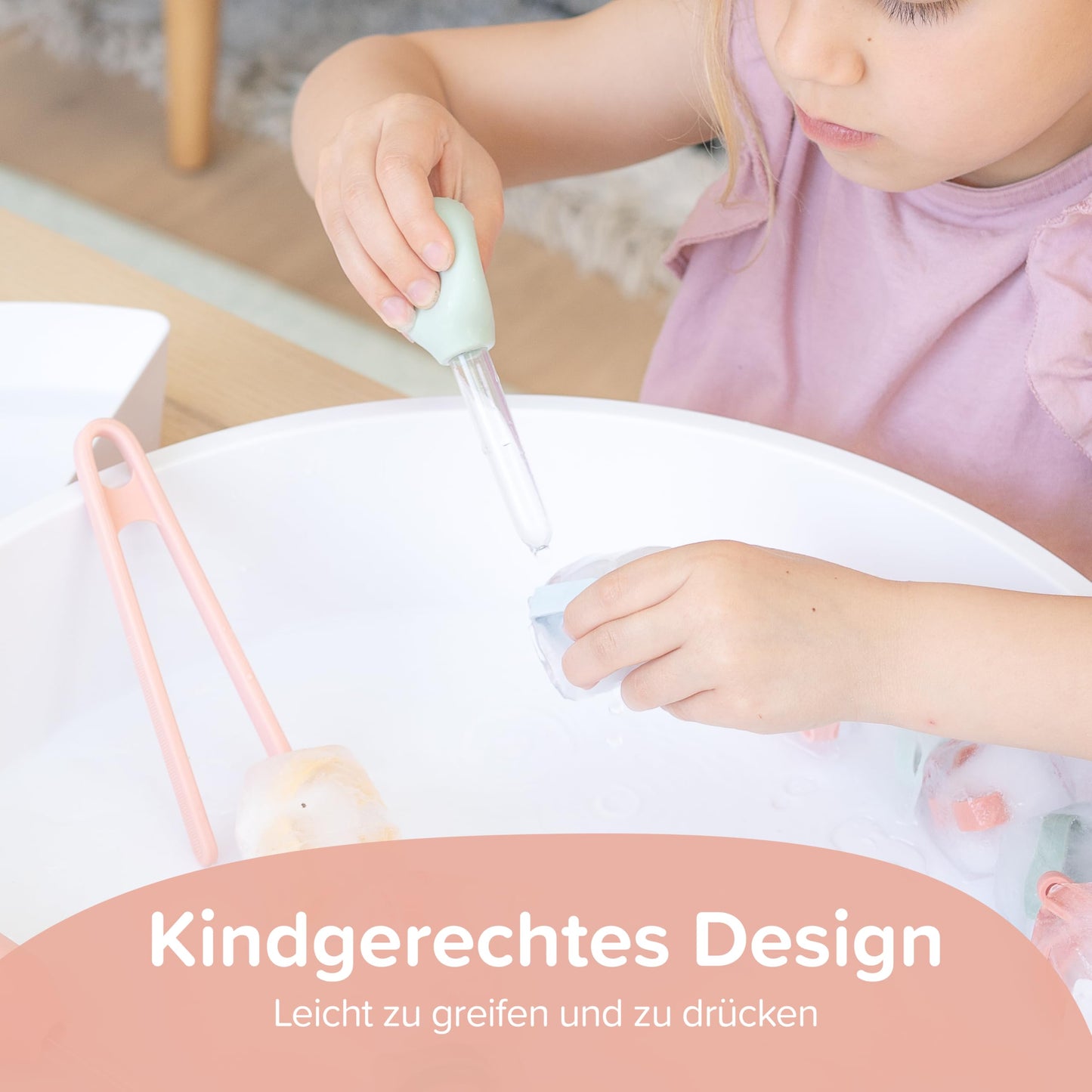 Inspire My Play 6 x Droppers for Kids - Droppers for Kids - Sensory Toys and Accessories for messy play - Pastel