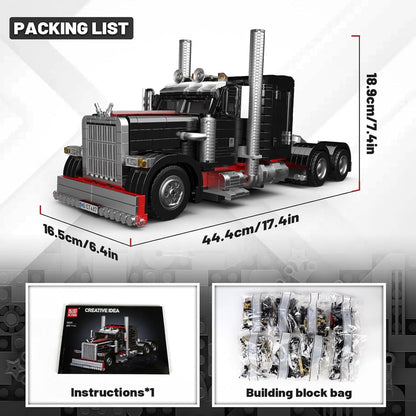 Mould King 10037 Technic Truck Model Kit, Creative Technology Truck Building Blocks Set, Gift Model Toy for Kids/Adults/Vehicle Enthusiasts (1797 Pieces)