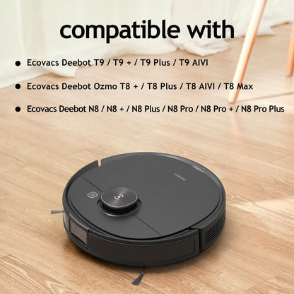 Get 50 pieces of cloth accessories for Ecovacs Deebot Ozmo N8 Pro+/T8 Max/T9 AIVI/T8+/N8Pro/T8 AIVI/N8/T9+ vacuum cleaner.