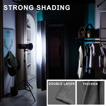 LXSEHN Changing room Freestanding, U-shaped Mobile divider with floor stand Portable privacy screen, shades dressing area Eyelet iron holder, for office shopping mall