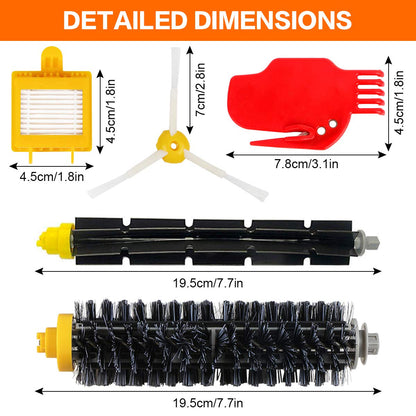 ABClife Roomba Replacement Parts Accessories for iRobot Roomba 790 782 780 776 774 772 770 760 700 Series 23 piece Brushes Filter Replacement Set (23 in 1)