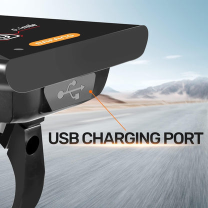 BAFANG 3.5in eBike Display DPC18 for BBS01B BBS02B BBS-HD Mid Motor with 0-9 Pedal Assist Levels. eBike computer display with automatic backlight and UART protocol.