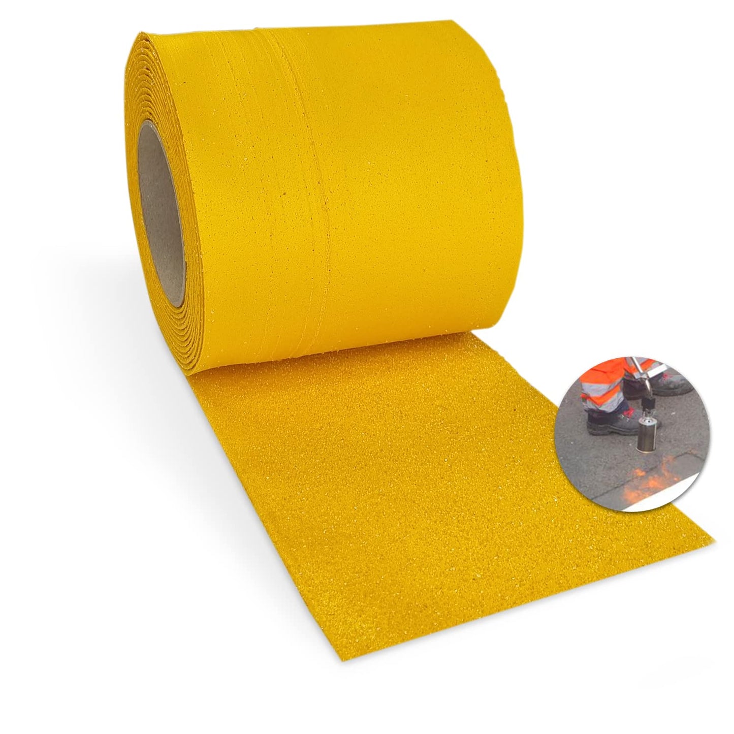 Operations equipment24 thermoplastic floor marking - dimensions WxL: 10.0 x 500.0 cm - color: yellow - road marking