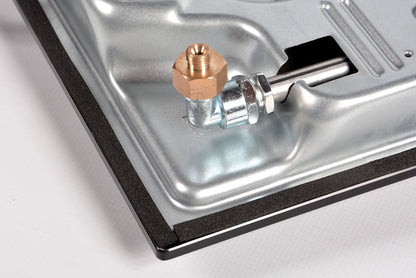 K&H Domino 2 zone glass gas hob 30cm wok burner natural gas built-in with thermocouple flame failure system 2Z-KHGW
