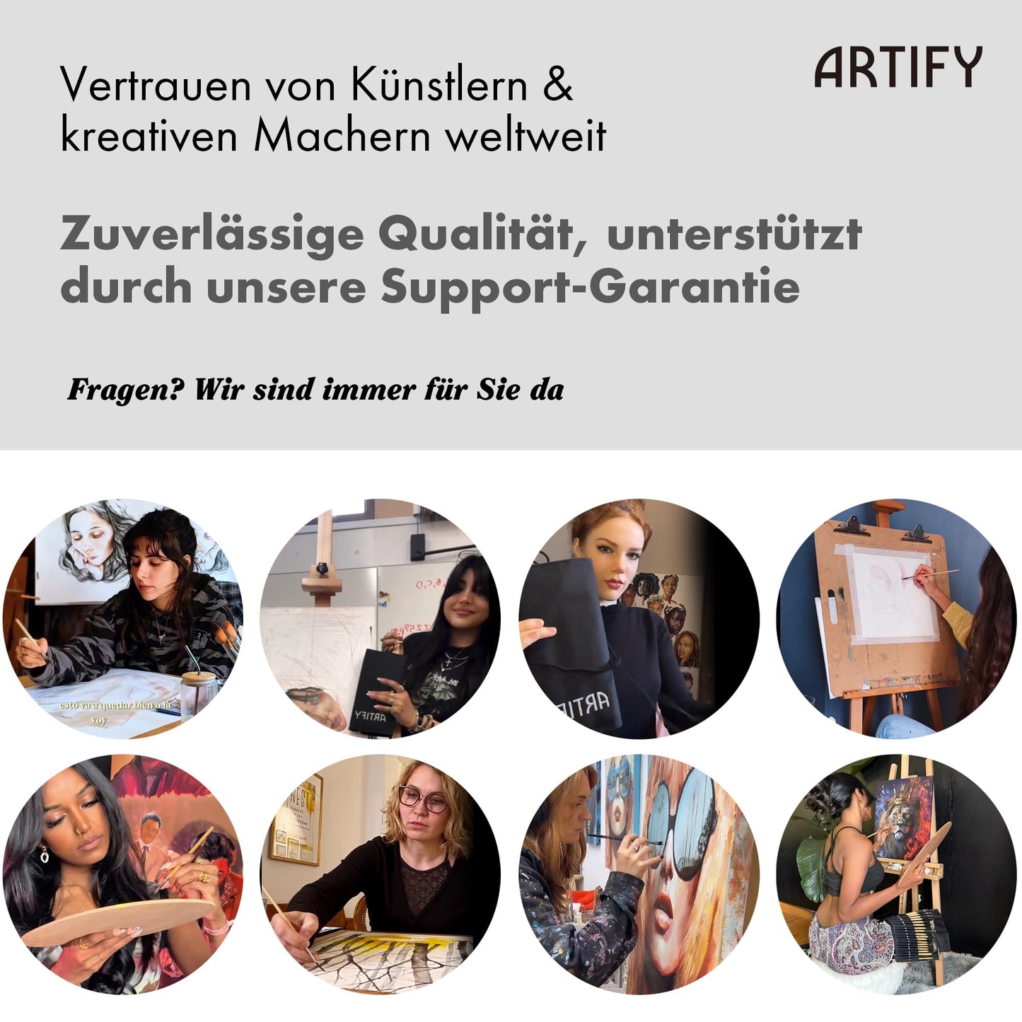 ARTIFY 25-piece Premium Brush Set for Acrylics, Flat Filbert Round Fan Liner Angled Brushes with Canvas Bag and Palette Knife for Acrylic Oil Watercolor Gouache Body Painting.