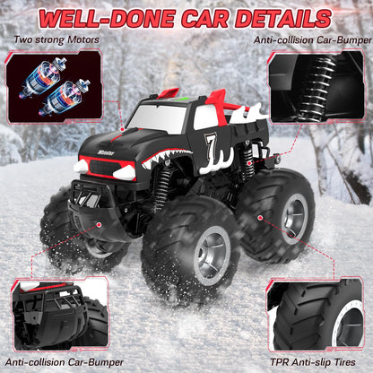 Pmgud Remote Control Car 1:16 Scale, 4WD, Waterproof, All-Terrain, Off-Road, Gift for Children 6+ years old.