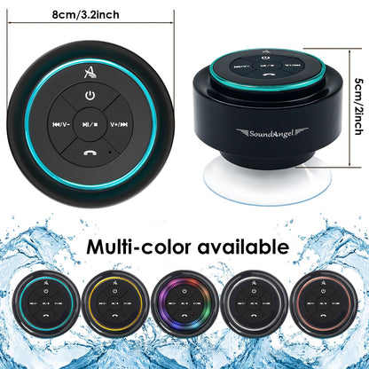 Xleader Shower Bluetooth Speaker Small Music Box - Waterproof With Suction Cup, Shower Speaker Electronic Gifts for Girls Boys Men Women