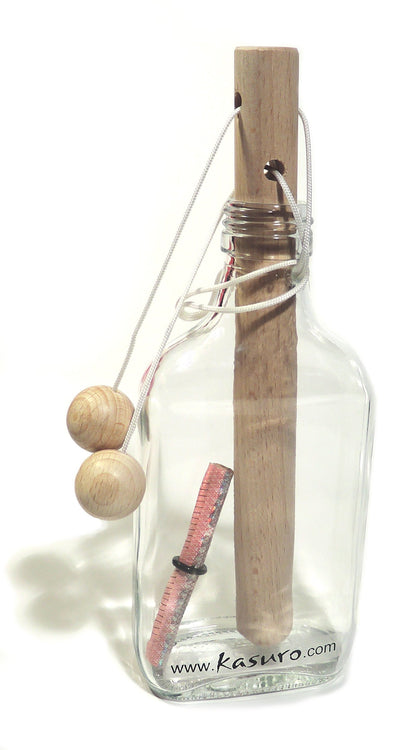 kasuro bottle safe 3-piece set: screw, loop, knot | money gift packaging | Your money gift for wedding, confirmation, communion, coming of age, birthday ...