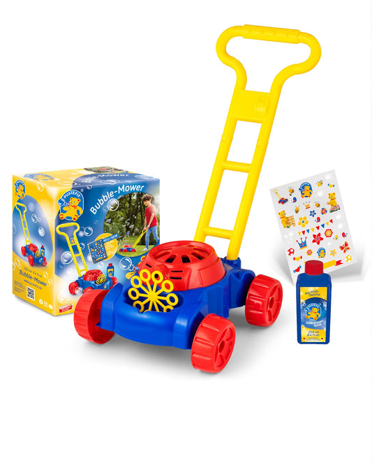 PUSTEFIX Bubble-Mower Lawn Mower I Bubble Kids Set I Bubble Fun at Kids' Parties & Birthdays