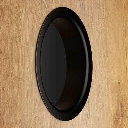 SOTECH Waste Chute Ring Stainless Steel matte black painted Ø 180 mm Height 41.5 mm for installation in washbasins or countertops Laundry chute