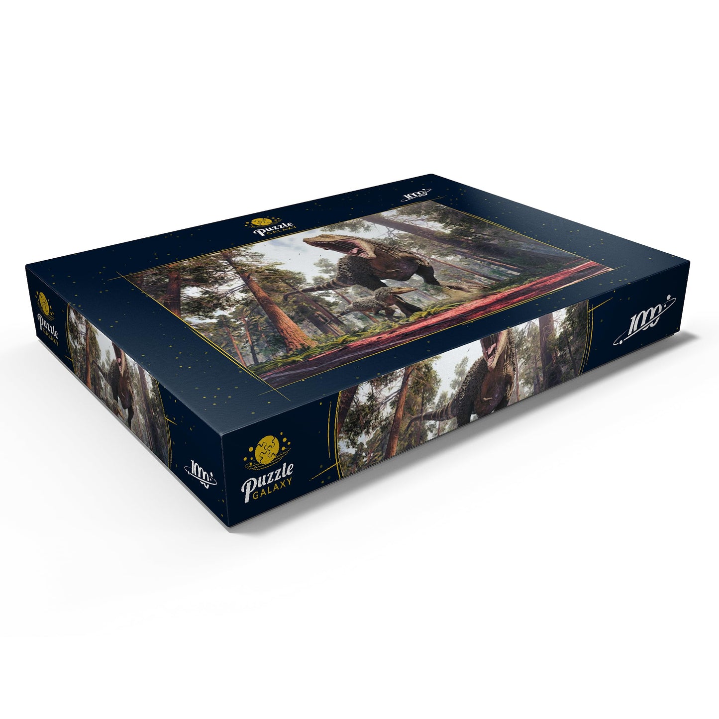 MyPuzzle Tyrannosaurus Rex and Its Offspring - Premium 1000 Piece Puzzle - MyPuzzle Special Collection from Puzzle Galaxy