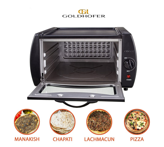 Goldhofer: Tandoor Oven Pizza Chapati Roti Lahmacun Manakish Naan Bread Maker Electric Tandoori Kitchen 2100 Watts