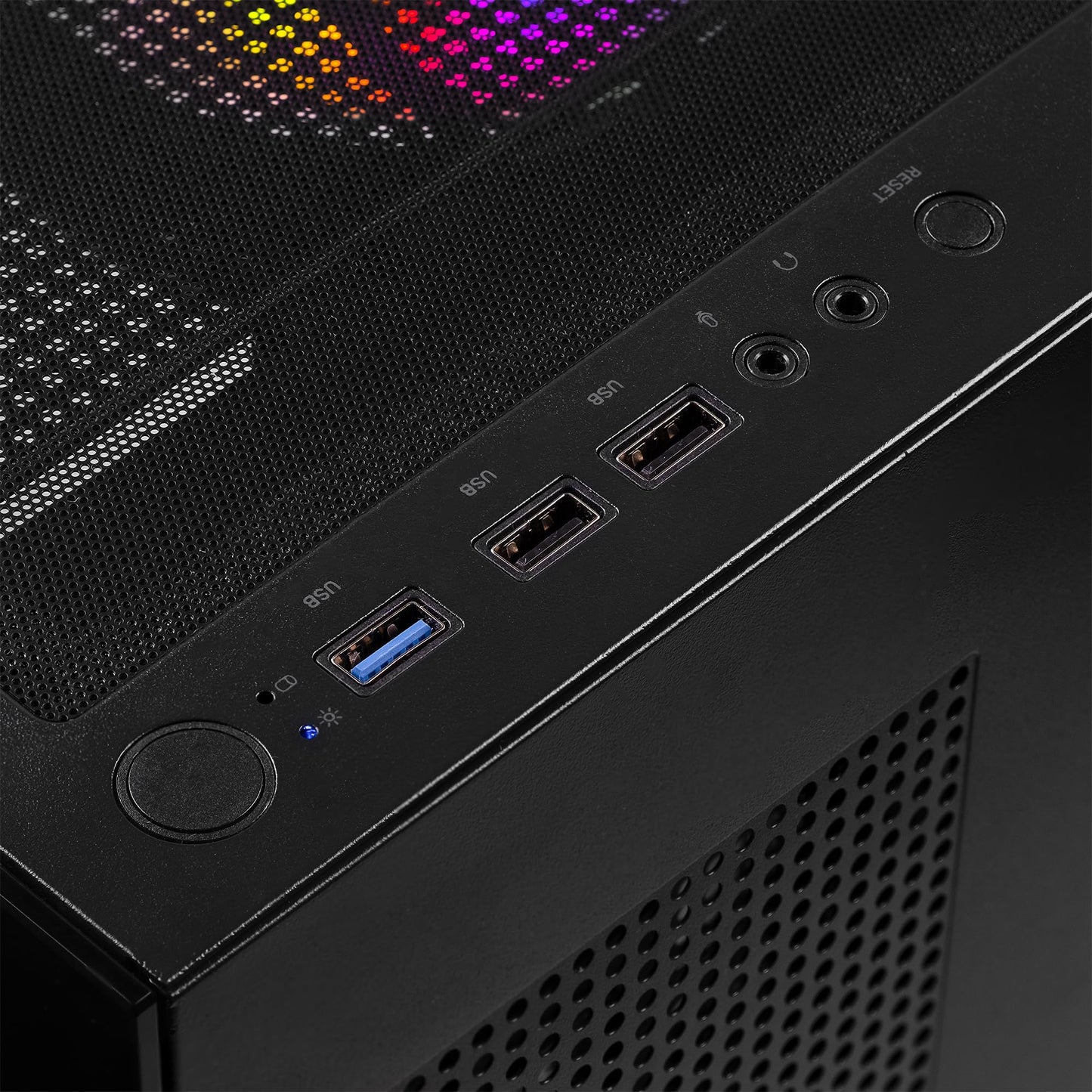 Vibox I-96 Gamer PC - 22 inch Display Pack - Quad Core AMD Ryzen 3200G Processor 4 GHz - Radeon Vega 8 Graphics - 8 GB RAM - 480 GB SSD - Linux OS - WiFi