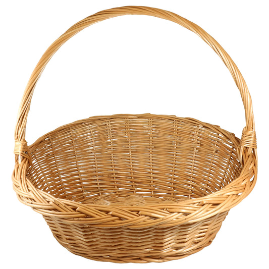EDESMA gift basket Willow basket Presentation basket/Size 5 (L54 x W28/50 x H54 cm)