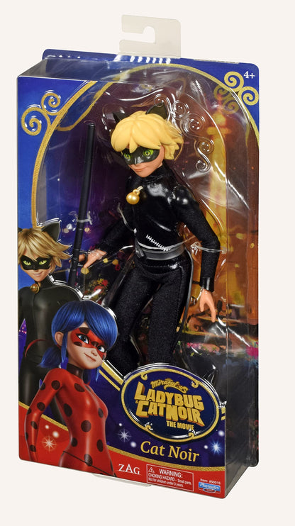 BANDAI - Miraculous Ladybug and Cat Noir - Doll - Cat Noir- Adrien - 26 cm tall articulated dress-up doll - P50015