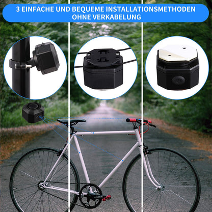 Bicycle alarm system with remote control Wireless - USB-C Waterproof Motorcycle bike tracker Theft protection Anti-theft vibration Scooter scooter alarm Bike alarm