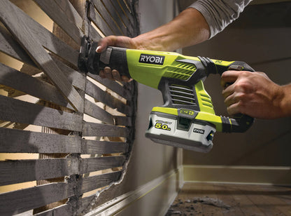 RYOBI 18V ONE+ 2.0 Ah Lithium+ Battery RB18L20 (Compatible with all RYOBI 18V ONE+ devices, IntelliCell™ battery technology with individual cell monitoring, overload protection)
