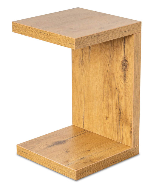levandeo Coffee Table Coco Wood 32x32x50cm Wild Oak Oak Table Side Table Decoration Coffee Table Shelf No Assembly Required Solidly Glued