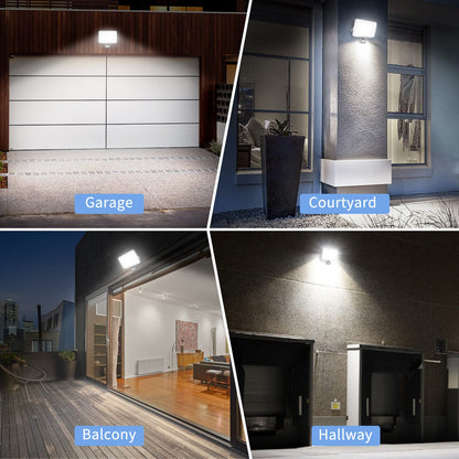 100 watt LED spotlight outdoor light with motion sensor 8000LM 6000K-6500K spotlight white floodlight dimmable outdoor spotlight with remote control IP67 waterproof floodlight for garden garage