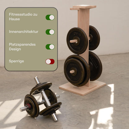 Meanswood dumbbell stand weight rack barbell rack weight bench dumbbell rack plate holders barbell stand 120 kg Made in Italy.