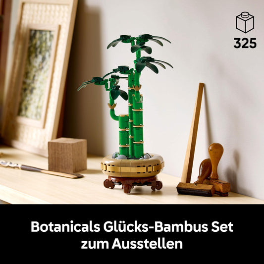 LEGO Botanicals Lucky Bamboo, artificial plant - building set for adults - gift for housewarming parties or graduations for women and men - home decor 10344