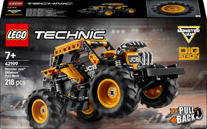 LEGO Technic Monster Jam DIGatron, Monster truck playset for children, building toy for kids, boys and girls aged 7+, great gift ideas for fans of monster trucks and motorsport 42199.