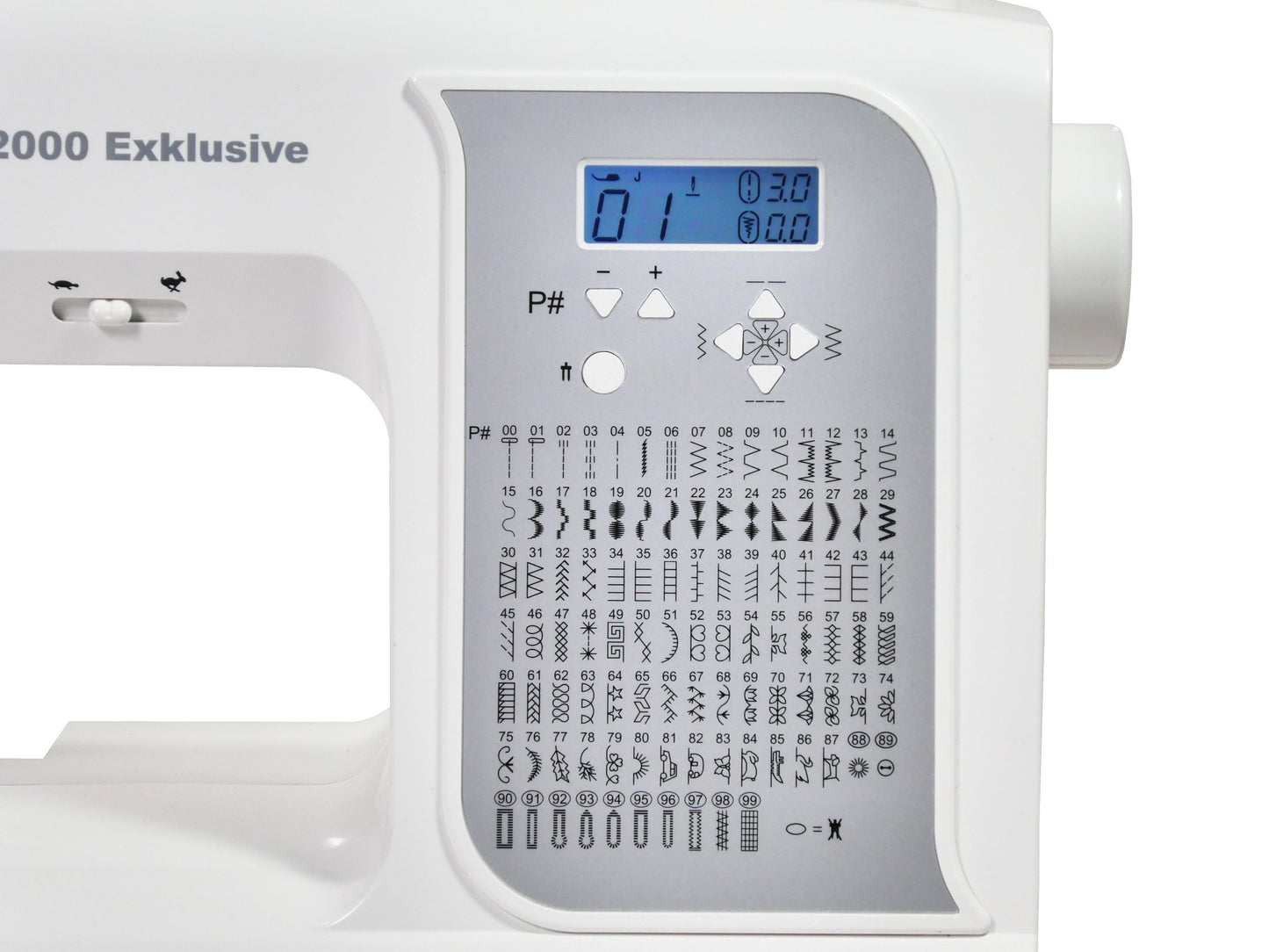 W6 Wertarbeit W6 N 2000 Exclusive computer sewing machine - sewing, patching, quilting (100 programs)
