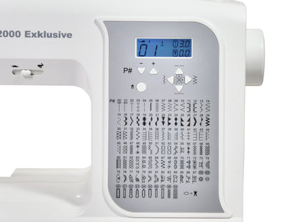 W6 Wertarbeit W6 N 2000 Exclusive computer sewing machine - sewing, patching, quilting (100 programs)