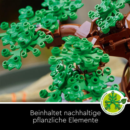 LEGO Botanicals Bonsai Tree Set for Adults - Plant Home Decor Set - DIY Project and Relaxing Creative Activity - Gift Idea for Women and Men - Botanical Collection 10281