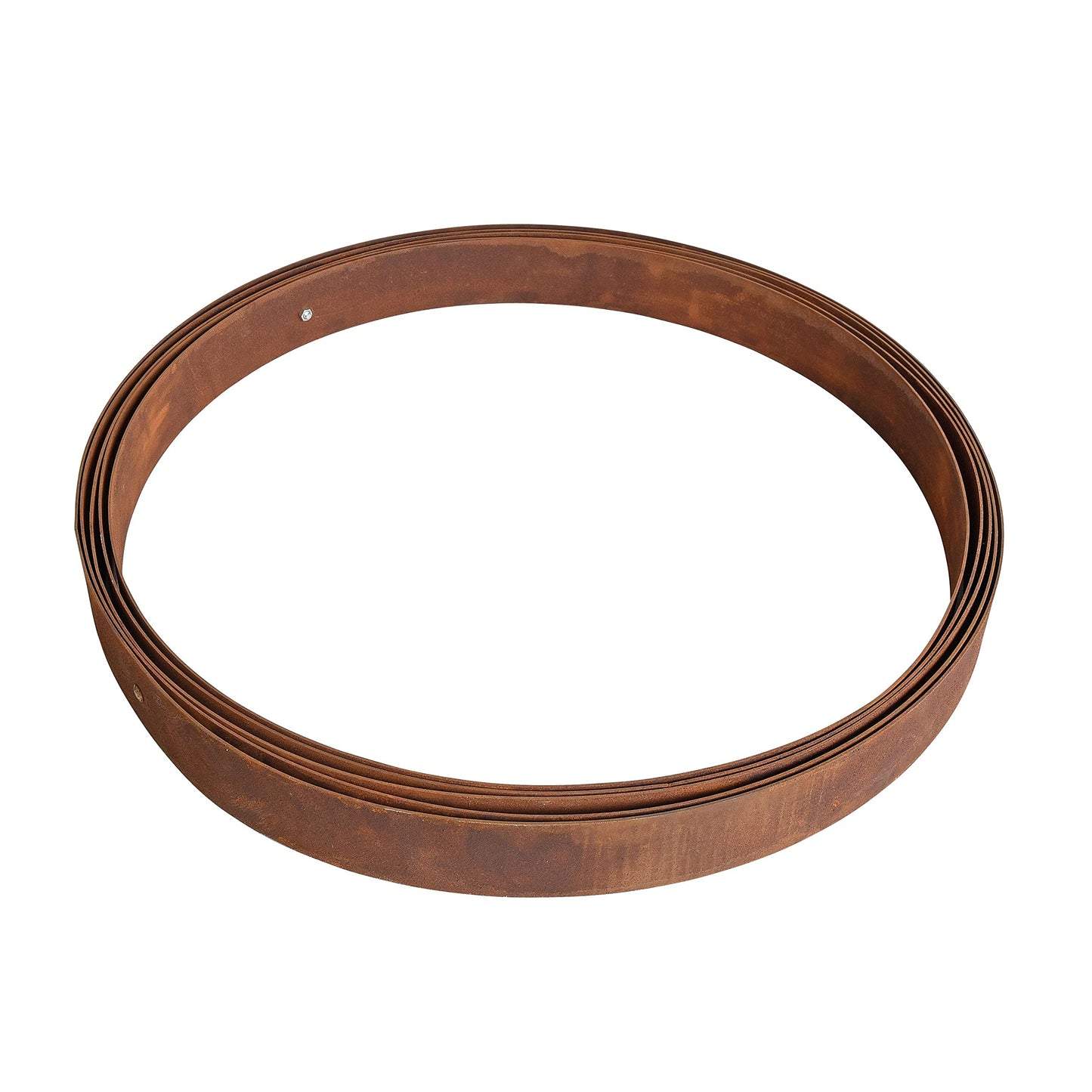 ESTEXO Rusty Decorative Sphere Rust Sphere Garden Sphere Metal Band Strip Iron Garden Decoration Rust Metal 50 cm