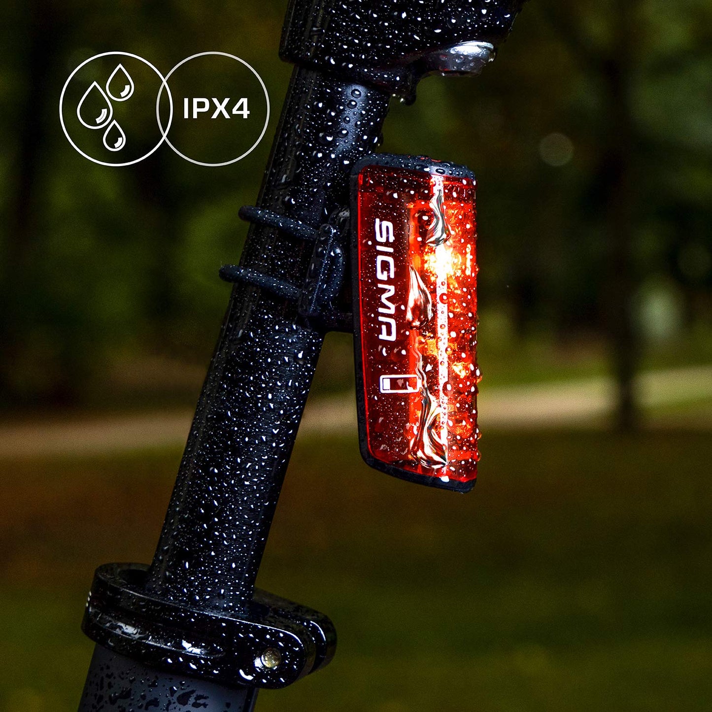 SIGMA Blaze | LED bike rear light | StVZO approved, rechargeable rear light with brake light