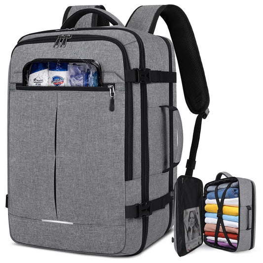 Lubardy Travel Backpack Men Women Carry-on Airplane Large Laptop Backpack 17 Inch Waterproof Weekender Business Daypack