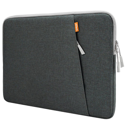JETech Laptop Sleeve for 13.3-inch MacBook Air/Pro, 14-inch MacBook Pro 2021 M1, 13-13.6 inch Notebook, waterproof, shockproof, Bag with Pocket (Dark Gray)