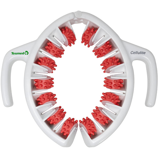 TESMED CELLULITE Manual Anti-Cellulite Massage Device Made in Italy | Patented with triple action | Clinically tested effectiveness | Massage roller for thighs, buttocks, skin tightening.