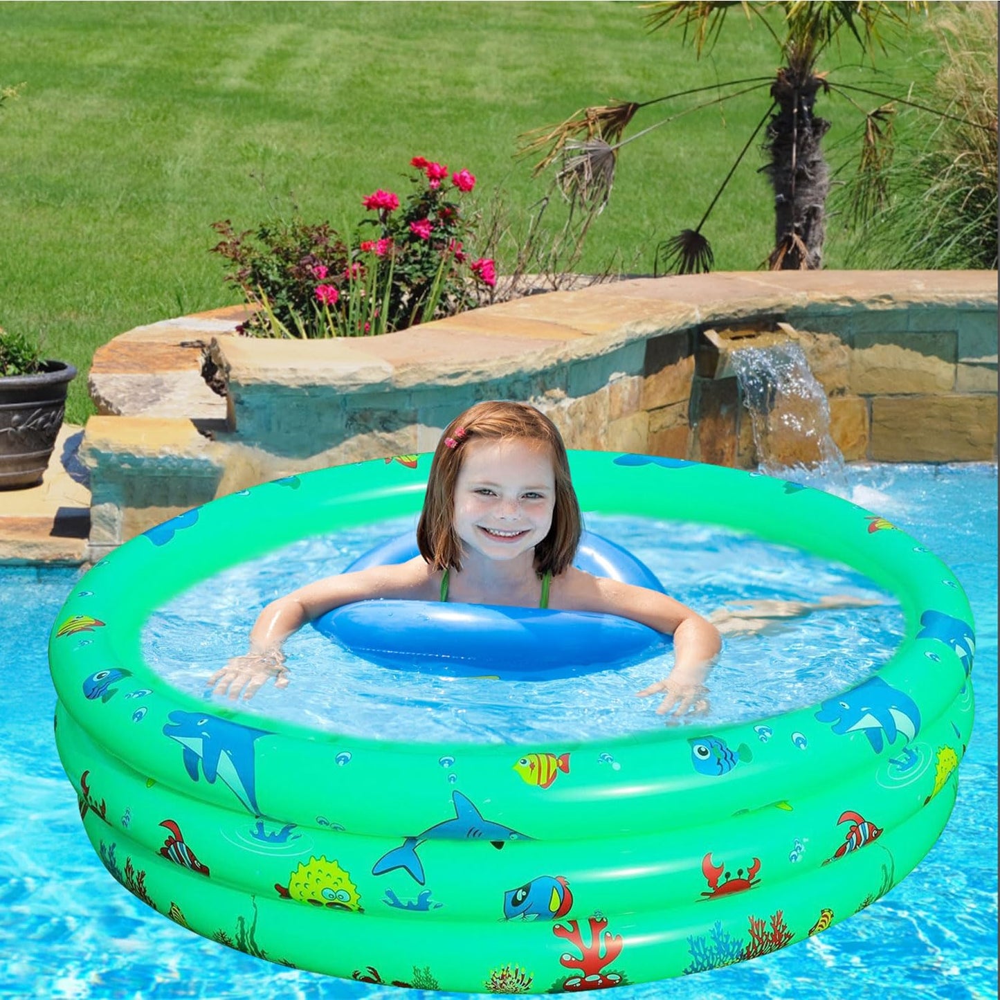 Inflatable paddling pool, children's pool, baby pool, inflatable kids pool, swimming pool, inflatable pool, children's paddling pool, portable bathtub, swimming pool.
