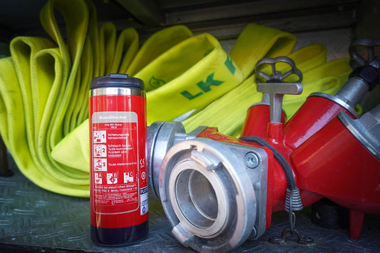 Thermal mug Fire extinguisher Fire department gifts 350ml coffee TO GO Firefighter accessories Leak-proof water bottle Insulated cup For on the go