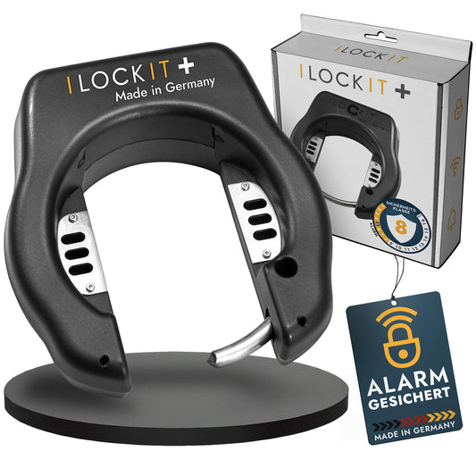 I LOCK IT+ Frame Lock Bicycle I Bluetooth Bike Lock with Alarm | Smart Bike Lock with Alarm | Control frame lock via mobile phone | Made in Germany