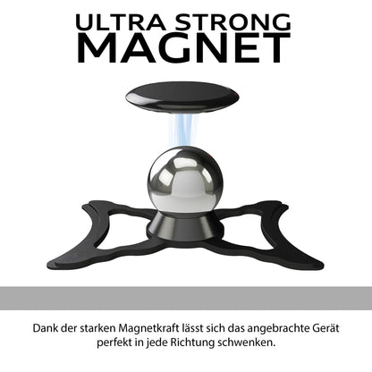 innoGadgets® Magnetic Phone Holder compatible with Audi Q2/SQ2 | Universal Mount for Smartphone, GPS & Tablet | 360 adjustable for optimum visibility | Black