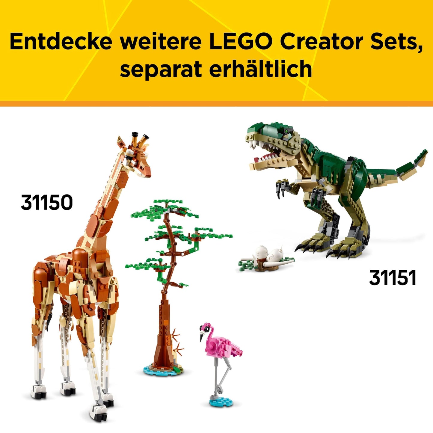 LEGO Creator 3in1 Green Dragon - Toy - Rebuildable into Toy Sea Serpent or Phoenix Figure - Animal Building Toy for Kids - Birthday Gift for Boys and Girls 9+ years 31161