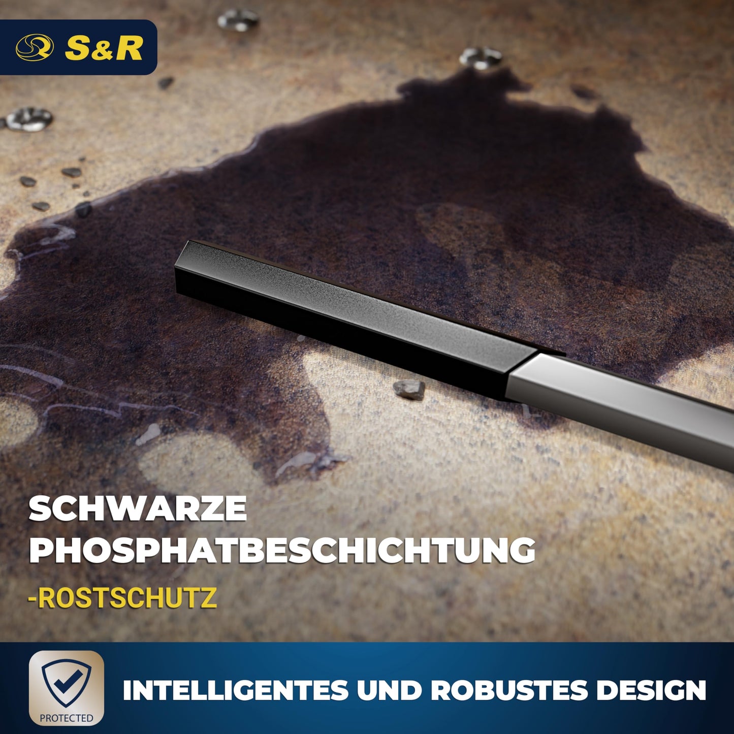 S&R Hex Key Set, 30 pieces, CrV steel, metric 0.7-10 mm & inch 0.028 to 3/8; Hex set precise, durable & robust for bicycle, automotive & furniture assembly, Allen key set.