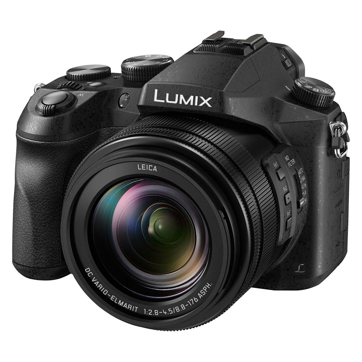 Panasonic DMC-FZ2000EG Lumix Bridge Camera (20x Leica DC Lens, 20.1 MP, 4K, 7.5cm LCD Display, Image Stabilization, Black)