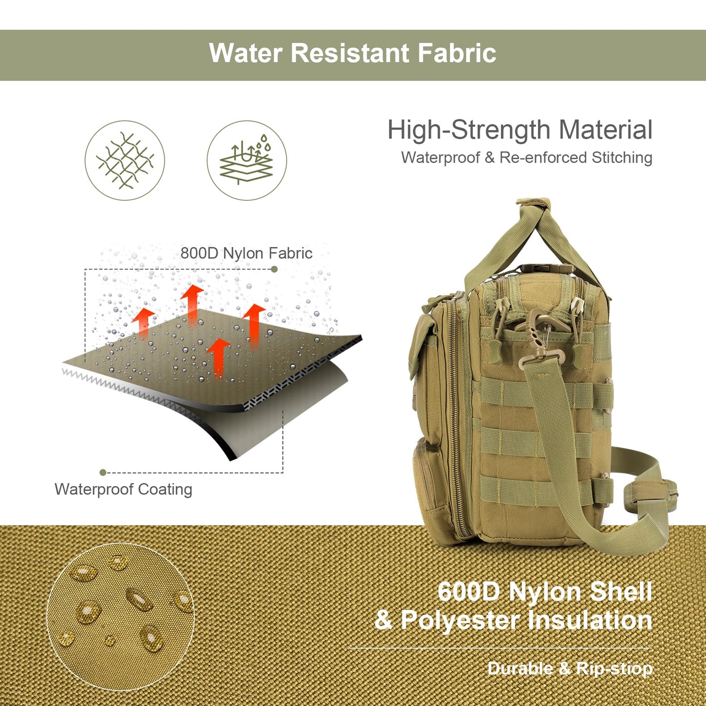 SPAHER work bag laptop bag 14/15.6/17.3 inch messenger bag men's pilot bag briefcase tactical bag military carry bag shoulder bag gift for men