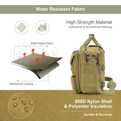 SPAHER work bag laptop bag 14/15.6/17.3 inch messenger bag men's pilot bag briefcase tactical bag military carry bag shoulder bag gift for men