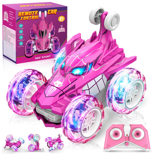 Dreamlandia remote control car for ages 3-9, gift for girls 3-10 years old. RC car monster truck game for ages 3-6. Easter gifts for kids.