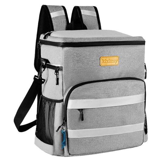 kiximay 30L Cooler Bag Large Foldable - Cooler Bag for Food & Drinks, Cooler Bag Picnic Bag, Insulated Thermal Bag, Car Cooler Bag for Beach/Picnic/Camping/BBQ